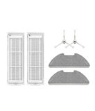 Xiaomi Mop 2 Lite (MJSTL) Uyumlu Yedek Fırça Filtre Mop Seti-6 Parça