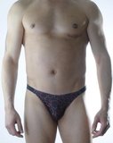 Erkek Daire Desenli Brazillian Slip