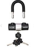 Armor LOKİ10 mm Kalınlık 1.50 Metre Motorsiklet Scooter Zincir Kilit U Bar Loki10