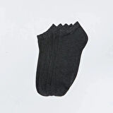 Lonca Tekstil Bambu Dikişsiz Küçük Desenli 12'li Patik Erkek Çorap