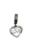 (ÖZEL KUTU) 925 Ayar Gümüş Love Model Charm