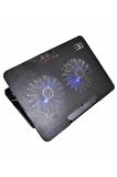 Çift Fanlı Üç Kademe Ayarlanabilir 17'' Laptop Soğutucu Fan