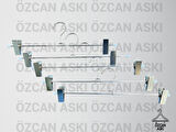 10 ADET KROM LÜKS ETEK PANTOLON ASKISI