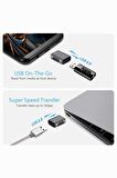 LivX Usb3.0 To Type C Çevirici Dönüştürücü Otg Adaptör Ikili Paket Otgcm 2liPaket-OTGCM