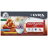 LYRA Polycrayons Soft Toz Pastel Boya 12'li Set