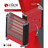 Elektrikli Isıtıcı Soba 3 Çubuklu Isıtıcı 2700W Şömine Grate
