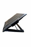Işıklı Led Fanlı Çift Usb 2.0 Notebook Soğutucu Fan Ergostand M25
