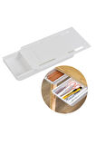 KENDİNDEN YAPIŞKANLI 21 CM X 15.5 CM X 3.2 CM PORTATİF PLASTİK MASA ALTI ORTA BOY ÇEKMECE