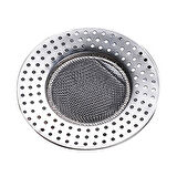 Paslanmaz Çelik Duş Lavabo Süzgeci, Büyük Boy, 9 cm,