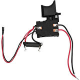 Darbeli – Düz Matkap Anahtarı, Matkap Sürücü Tetik Hız Anahtarı, Kablosuz Matkap Hız Kontrolü Kontrol Anahtarı, 12 V, Küçük Işık,