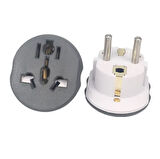 Türk Erkek Fişli, Universal, Ingiliz Amerika Fişi Prizi, Çevirici, Priz Dönüştürücü, Seyahat Adaptörü, 16a 250v NK-605K