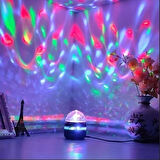 Mini Usb'li, 3 Watt, Sihirli Rgb, Led, Disko Topu,