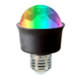 Mini 360 Derece Led 3.3 Watt E27 Duy Rgb Disko Lamba