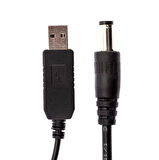 Usb to DC Adaptör Çevirici, 100 Cm, Çevirici Kablo, 3.0*1.5 Dc Uç