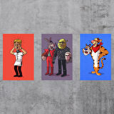 3 lü poster tablo M33
