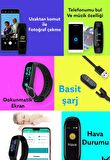 QASUL M4 Akıllı Bileklik Renkli Ekran İOS Ve Android Uymulu Ekran Teması Değiştirme