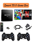 Smart TV Game Stick 4k HD +10000 Nostalji Retro Oyun Sup
