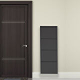 4 lü Siyah Metal Ayakkabılık