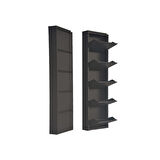 5 li Siyah Metal Ayakkabılık