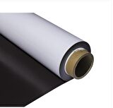 15 Metre x 1 Metre 0.80 mm Ön Yüzey Beyaz Mat PVC Rulo Magnet Mıknatıs Rulo, Güçlü Kalın Rulo Magnet
