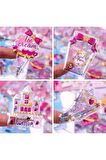 Shining magic model-8 glitter kabartma şeffaf telefon tablet çocuk sticker etiket çıkartma