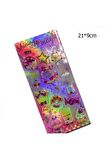 Shining magic model-5 glitter kabartma şeffaf telefon tablet çocuk sticker etiket çıkartma