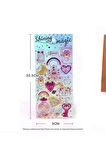 Shining magic model-2 glitter kabartma şeffaf telefon tablet çocuk sticker etiket çıkartma