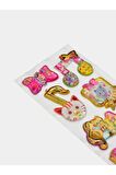 Sulu kabartma model-3 3D trend şekiller çocuk genç telefon tablet defter etiket çıkartma sticker