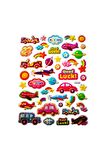 25x20 cm Büyük Boy Kabartmalı model-4  çocuk genç çıkartma telefon tablet etiket sticker