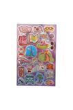 20x13cm Orta Boy graffiti vintage trend model-6 çocuk genç çıkartma telefon tablet etiket sticker