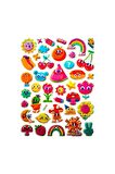 25x20 cm Büyük Boy Kabartmalı model-17 çocuk genç çıkartma telefon tablet etiket sticker