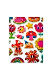 25x20 cm Büyük Boy Kabartmalı model-17 çocuk genç çıkartma telefon tablet etiket sticker