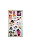 Kabartmalı Space uzay planet astronot model-2 Puffy çocuk kız erkek etiket çıkartma sticker