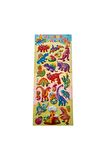 28,5 X13 cm Büyük Boy dinozor-2 kabartmalı Puffy boyamalı etiket çıkartma sticker