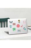 20x13cm Orta Boy graffiti vintage trend model-3 çocuk genç çıkartma telefon tablet etiket sticker