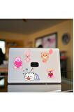 Kabartmalı Cute care bears model-4 çocuk kız erkek laptop tablet çanta etiket çıkartma sticker