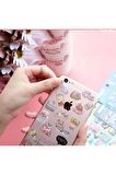 Şeffaf damla  kristal model-3 POP ART dekoratif telefon defter laptop etiket çıkartma sticker