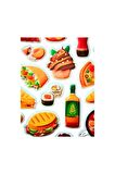 25x20 cm Büyük Boy Kabartmalı model-8 çocuk genç çıkartma telefon tablet etiket sticker