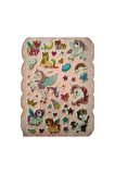 20 X13cm Orta Boy unicorn pegasus Kabartmalı Puffy çocuk kız erkek etiket çıkartma sticker