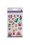 Kabartmalı model masal kahramanları telefon PC party dekoratif çocuk etiket çıkartma puffy sticker