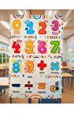 Sayılar model-5 İngilizce öğrenme english çocuk okul defter kitap sticker yapışkan etiket