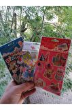 3 sayfa 3D kabartma dekorasyon kız çocuk çıkartma defter etiket
