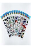 5 Ayrı Poşet Çok Adetli 3d Dinozor Çıkartma Defter Sticker