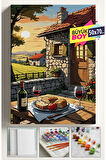 Sayılarla Boyama Seti Numaralı Tuval Fırça Boya Dahil Kasnaklı Set 50x70 Cm - MAHSEN ŞARAP