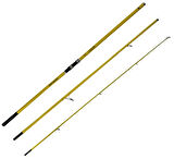 YekOutdoor Yüksek Performans Olta Seti Okuma Makaira Surf 4,30 cm 100-250 gr 3 Parça Yellow Surf Kamışı&Okuma Flite Surf FLS35-1500AY Gunsmoke 9+1BB Olta Makinesi