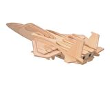 Hayal Sepeti F-15 JET Ahşap Maket  Boyanabilir Maket