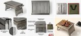 CampSteel Paslanmaz Çelik Katlanır Portatif Kamp Mangalı & Barbekü (25X36 Cm)
