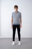 Triko Polo Yakalı T-Shirt - Premium Ribana Detaylı