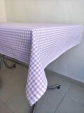  Küçük Kare Desen Pötikareli Masa Örtüsü, Sofra Bezi, Piknik Örtüsü170x170 cm