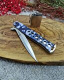23 cm orjinal columbia manuel komple çelik bıçak yanında zippo kibrit ile birlikte
